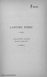 L'Ancien Forez. 5, 1886-1887 | 