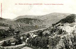 Le Pertuiset : Vue prise du Château de Cornillon | 