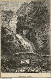 Cascade du Furens / Lancelot (dess.) | Lancelot, Dieudonné Auguste (1822-1894)