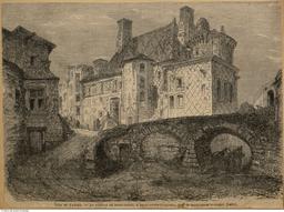 Le château de Saint-André à Saint-André d'Apchon près de Saint-Haon- Le- Châtel (Loire) / [Lehnert (dess.)] | Lehnert - dessinateur d'estampes