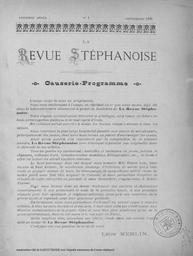 La Revue Stéphanoise. 1, 1891-1894 | 