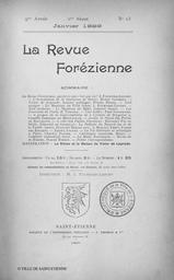 La revue forézienne. 1899, 1899 | 