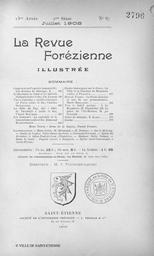 La revue forézienne illustrée. 1903-2, [Juillet] 1903 | 