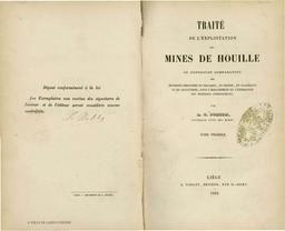 PDF : Traité de l'exploitation des mines de houille ou exposition comparative des méthodes employés en Belgique, en France, en Allemagne et en Angleterre, pour l'arrachement et l'extraction des minéraux combustibles. 1 / par A.T. Ponson,... | Ponson, Antoine Théodore (18.?-....)